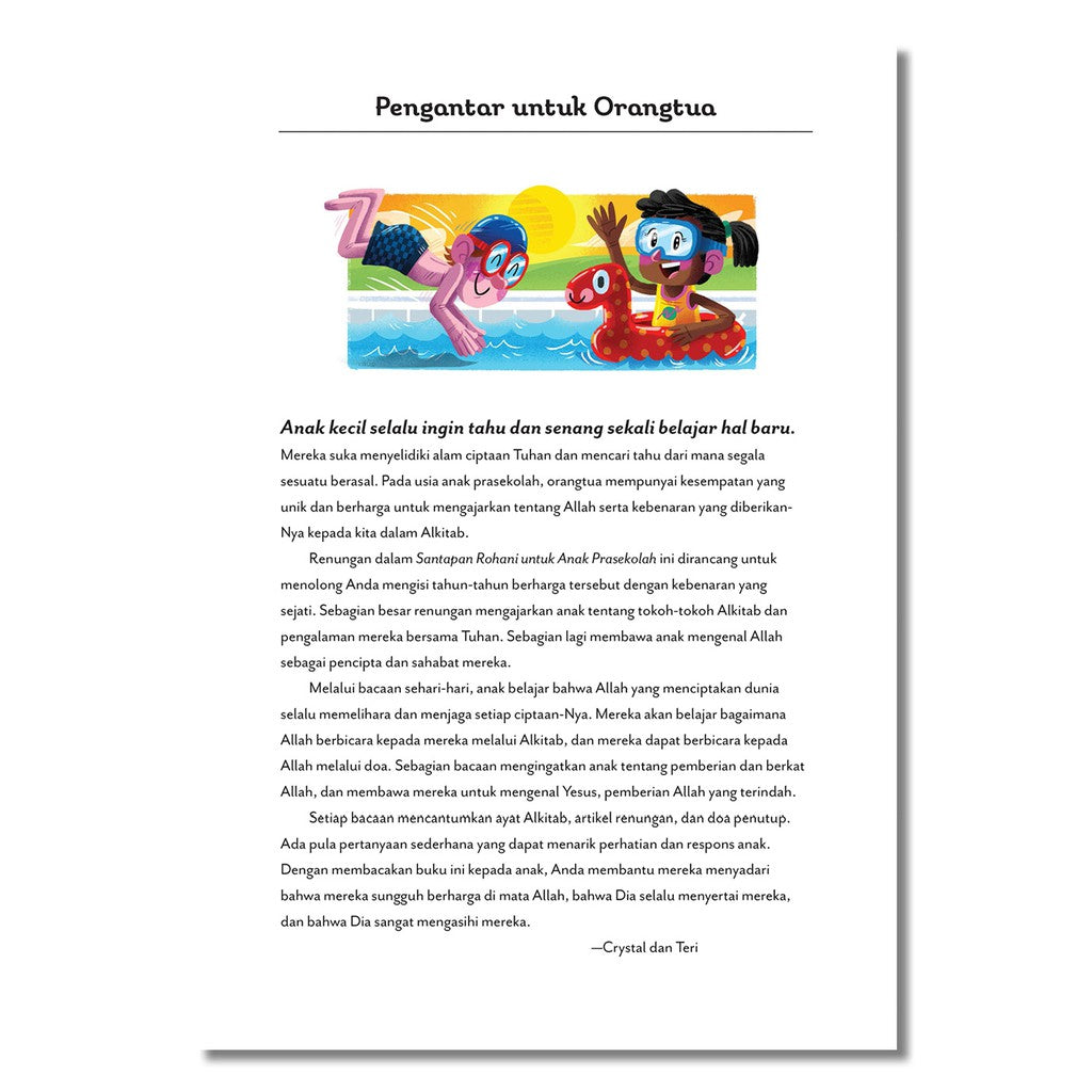 Santapan Rohani untuk Anak Prasekolah Vol. 1