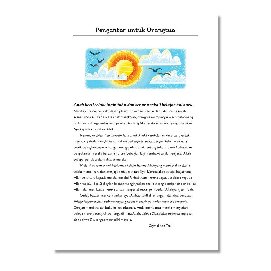 Santapan Rohani untuk Anak Prasekolah Vol. 2