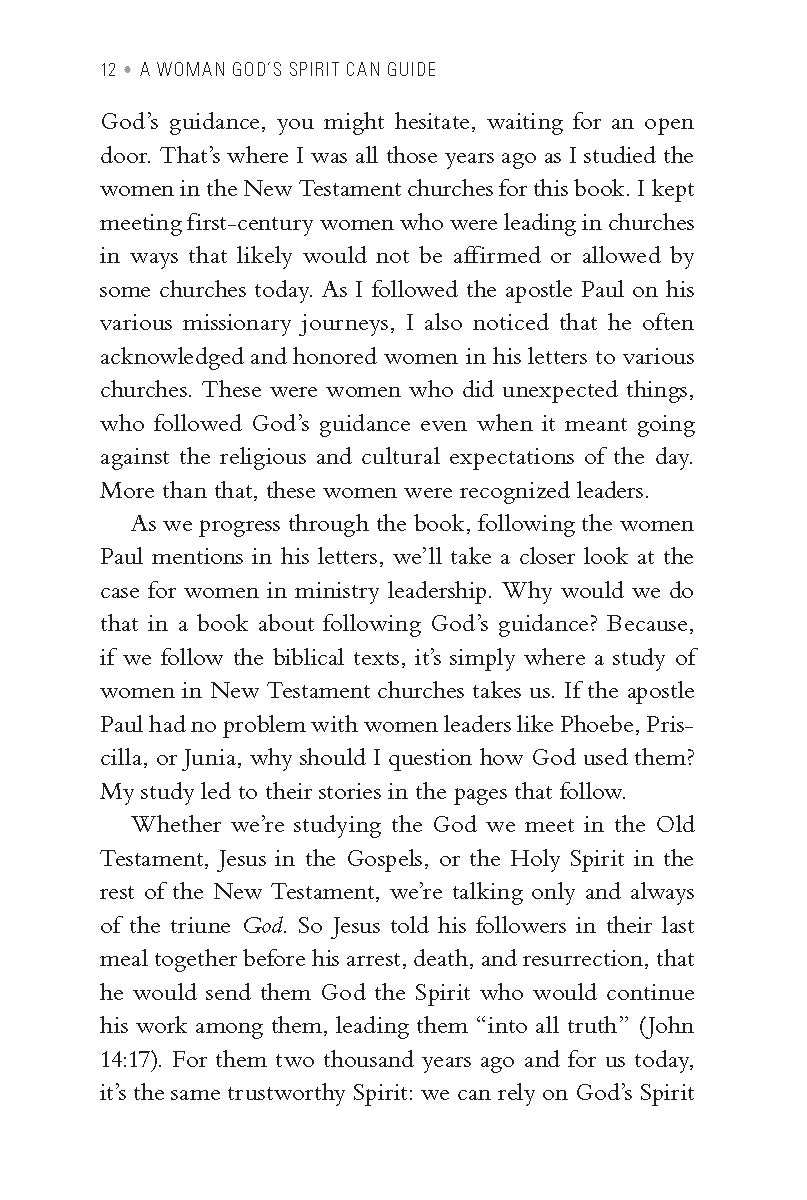 A Woman God's Spirit Can Guide: New Testament Women Help Make Today's Choices