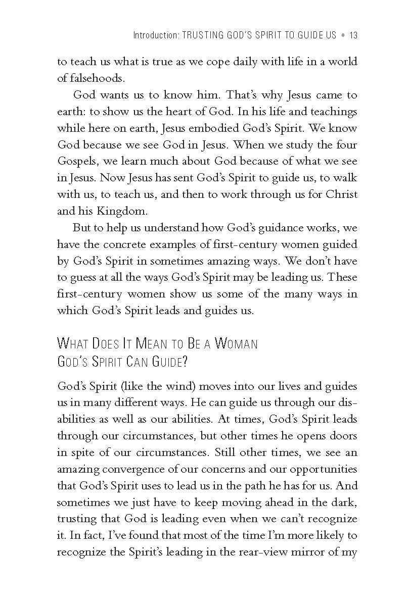 A Woman God's Spirit Can Guide: New Testament Women Help Make Today's Choices