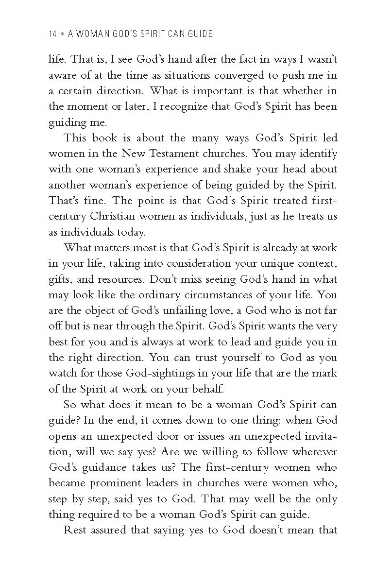 A Woman God's Spirit Can Guide: New Testament Women Help Make Today's Choices