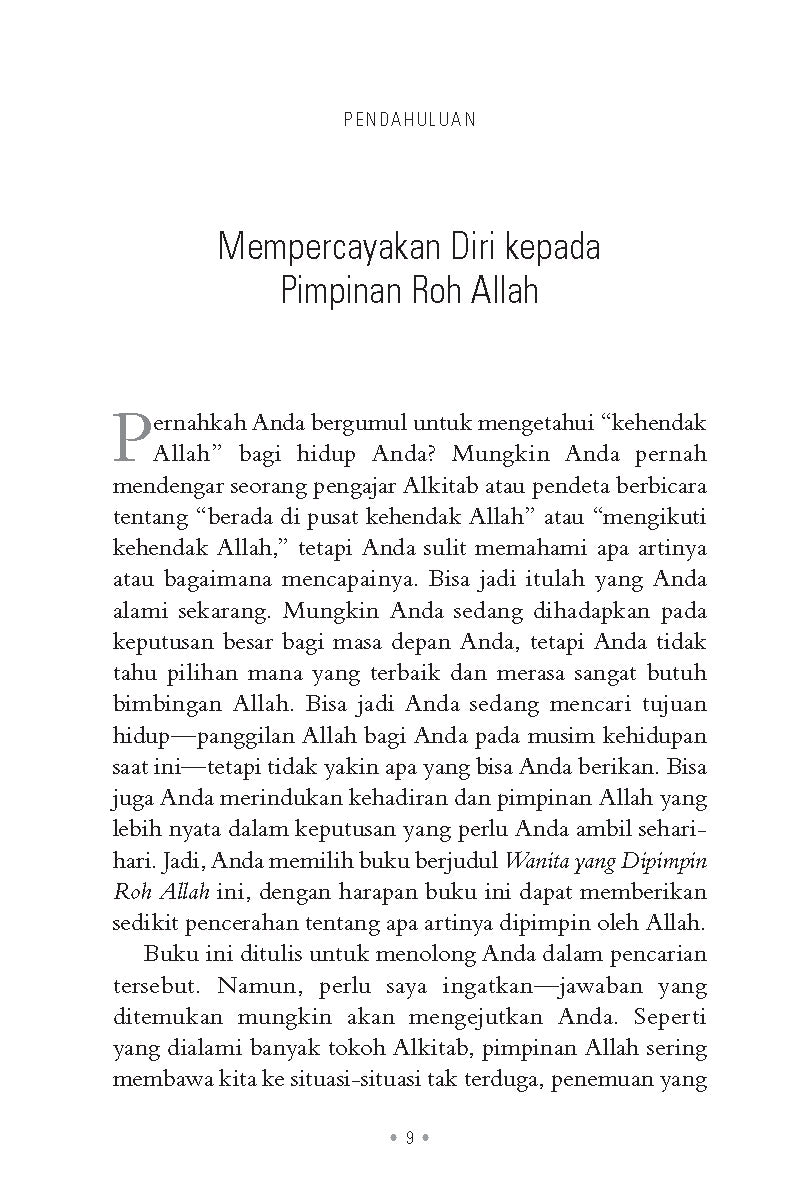 Wanita yang Dipimpin Roh Allah: Teladan Bijak dari Para Wanita di Perjanjian Baru