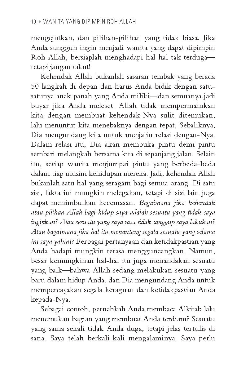 Wanita yang Dipimpin Roh Allah: Teladan Bijak dari Para Wanita di Perjanjian Baru