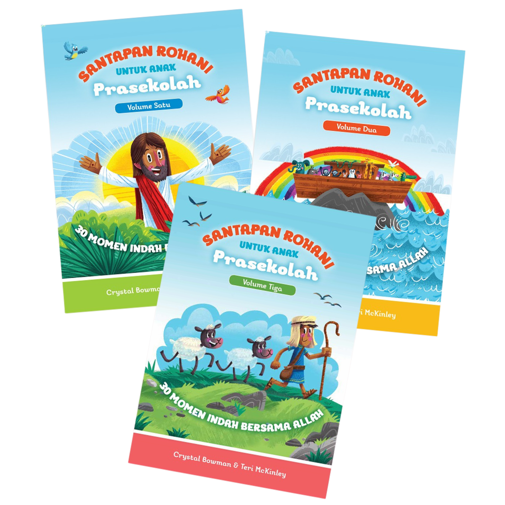 Paket Santapan Rohani untuk Anak Prasekolah Vol. 1, 2 & 3