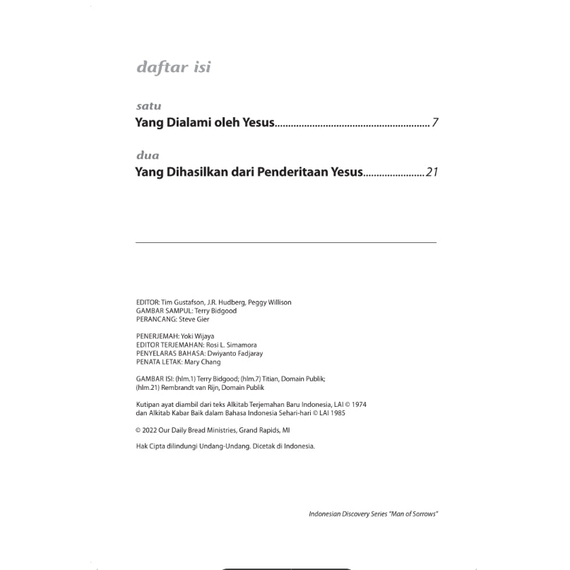 Seri Terang Ilahi - Manusia Sengsara