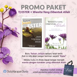FREE TOTEBAG ! Paket Buku TJ - Ester & Wanita yang Dibentuk Allah